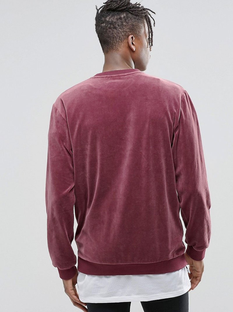 Men Beige Solid Sweatshirt - Image 3