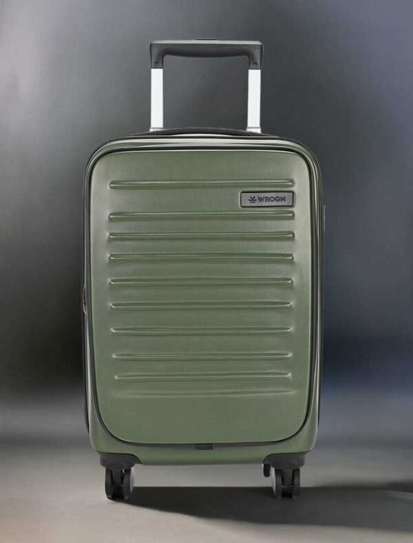 Kangaroo Laptop Hard 8 Wheel Cabin Trolley Suitcase - 20 Inch - 38L
