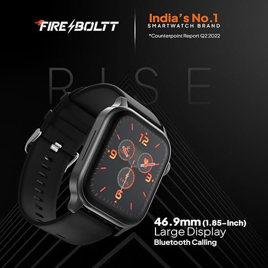 Fire-Boltt Rise Smart Watch, 1.85" HD Display, Metal Body with Bluetooth Calling - Image 3
