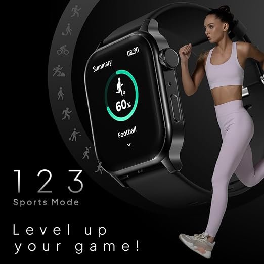 Fire-Boltt Rise Smart Watch, 1.85" HD Display, Metal Body with Bluetooth Calling - Image 2